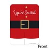 Big Dot of Happiness Jolly Santa Claus - Shaped Fill-in Invitations - Christmas Party Invitation Cards with Envelopes - Set of 12 - 3 of 4
