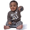 Onesies Brand Baby Neutral 2-Piece Sweatshirt and Pants Set, Sushi Roll - 3 of 4