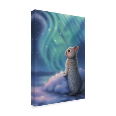 Trademark Fine Art -Kirk Reinert 'Aurora Bunny' Canvas Art