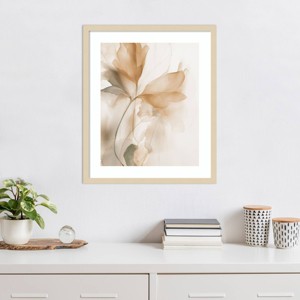 Amanti Art Floral Transparency I by Andrea Haase Wood Framed Wall Art Print - 1 of 4