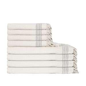 Olive & Linen Whisper Weight Natural Turkish Towel Bundle - 1 of 4