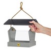 Bird Choice Medium Modern Farmhouse Hopper Bird Feeder 7" Driftwood Gray - 4 of 4
