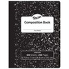 Pacon® Composition Book, Black Marble, Unruled 9-3/4" x 7-1/2", 100 Sheets, Pack of 6 - 2 of 3