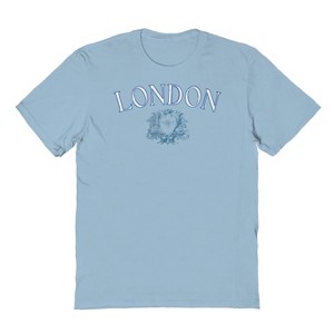Rerun Island Women's London Short Sleeve Oversized Graphic Cotton T-Shirt - 1 of 3