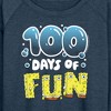 Women's - SpongeBob SquarePants - 100 Days Of Fun Lightweight French Terry Wide Neck Long Sleeve Shirt - 2 of 4