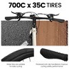 RISOKEYS 700c Road Bike for Teens & Adults, High Carbon Steel Frame, 21-Speed Gears, Dual Disc Brakes, Sport Bicycle for Men, Women, - 4 of 4