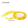 Unique Bargains Double Face Wide Satin Ribbon with Gold Edges for Wedding Bouquet - 2 of 4