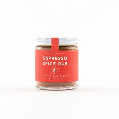 Wood Stove Kitchen Espresso Spice Rub, 3.8 net oz