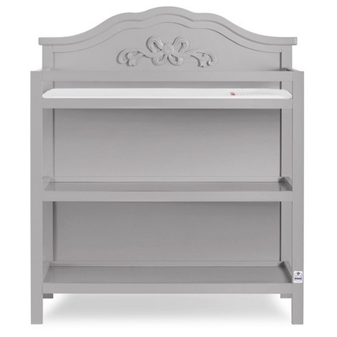 Sweetpea Baby Jasmine Changing Table in Platinum