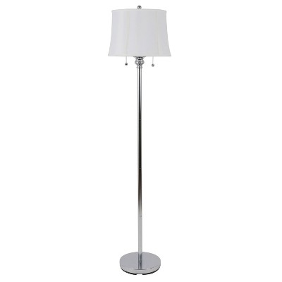 61.5" Twin Lamp Silver - Decor Therapy
