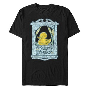 Men's Tangled The Snuggly Duckling Stained Glass T-Shirt - 1 of 4