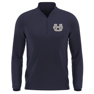 Men's Utah State University Adult Active Sport 1/4 Zip Pullover Left Chest Logo - 1 of 4