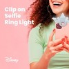 Disney LED Ring Light Princess Crown Selfie Clip-on Light for Smartphone (White) - image 3 of 4