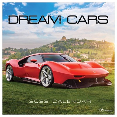 2022 Wall Calendar Dream Cars - The Time Factory