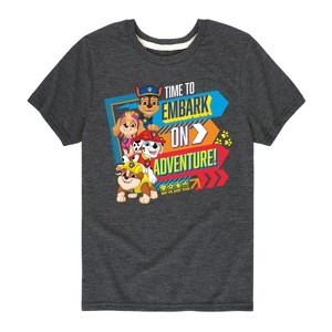 Boys' - Paw Patrol - Time To Embark On Adventure Short Sleeve Graphic T-Shirt - 1 of 4