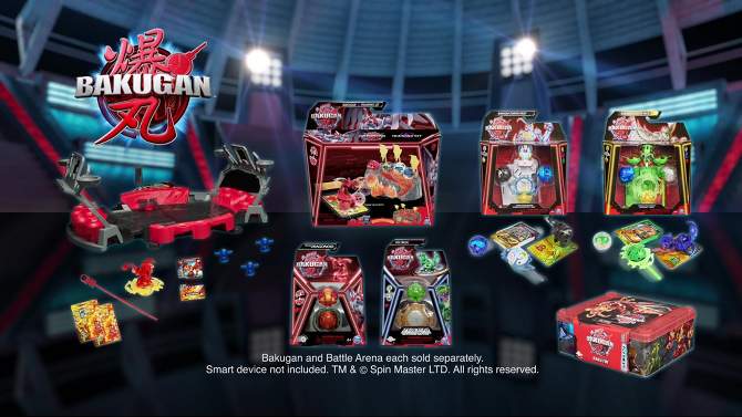 Bakugan Special Attack Ventri with Octogan and Trox Starter Pack Figures, 2 of 12, play video