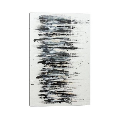 iCanvas Shading in Black by Shawn Jacobs Canvas Print Wall Art