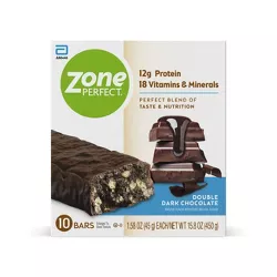 ZonePerfect Protein Bar Double Dark Chocolate - 10 ct/15.8oz