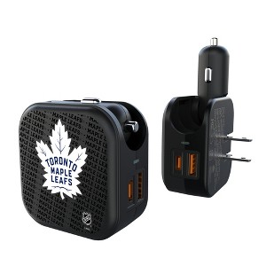 NHL Eastern Conference Teams Text Backdrop 18-Watt 2 in 1 USB A/C Charger - 1 of 3