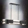 Urban Ambiance Luxury Cosmopolitan Indoor Chandelier,  6-1/8''H x 12"W x 42''D,  Matte Black Finish, UHP4702 - 3 of 4