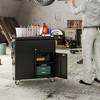 SUXXAN 35" H Metal Garage Storage Cabinet with Wheels and 1 Drwaer,Rolling Tool Cabinet for Garage, Home, Office,Assembly Required - 2 of 4