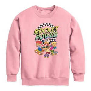 Boys' - Rocket Power - Finish Line Graphic Long Sleeve Fleece Sweatshirt - 1 of 4
