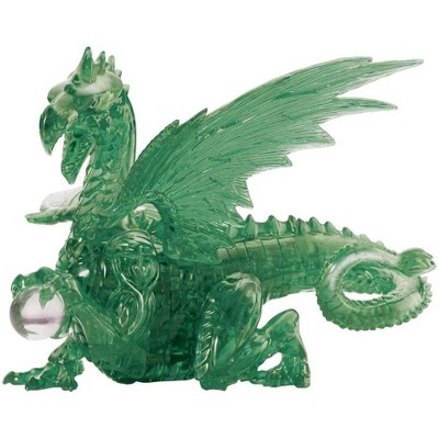 University Games Green Dragon 56 Piece 3D Crystal Puzzle