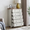 5 Drawer Dresser For Bedroom, Modern Chest of Drawers with Metal Handles, Wooden Dresser Organizer Storage Cabinet For Living Room Hallway Entryway - 2 of 4