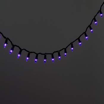 100ct LED Smooth Halloween Mini String Lights Purple - Hyde & EEK! Boutique™