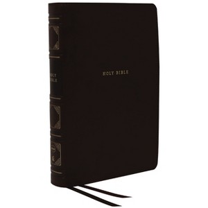 Nkjv, Reference Bible, Classic Verse-By-Verse, Center-Column, Leathersoft, Black, Indexed, Red Letter Edition, Comfort Print - by  Thomas Nelson - 1 of 1