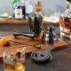 Viski Gunmetal Black Bartender Kit 4pc Set | Drink Mixers for Cocktails Gift Essentials: Cobbler Shaker, Hawthorne Strainer, Barspoon, Gray - 3 of 4
