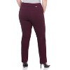 Rekucci Plus Size Comfort Knit Straight Leg Pants for Curvy Women with Tummy Control - 3 of 4