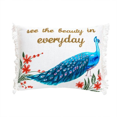 Himal Peacock Pillow - Homthreads