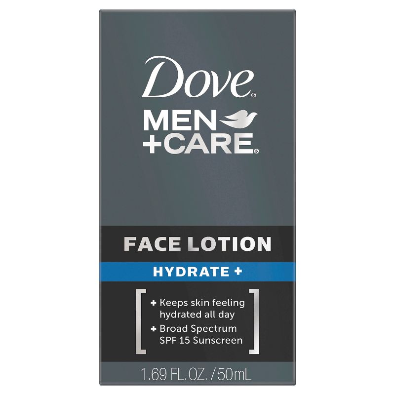 Dove Men+Care Hydrate + SPF 15 Sunscreen Face Lotion - 1.69oz - Trial Size, 4 of 7