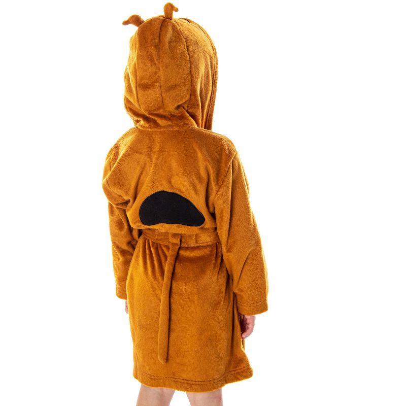 Scooby Doo Toddler Hooded Costume Robe Soft Plush w/ Ears, 4 of 6