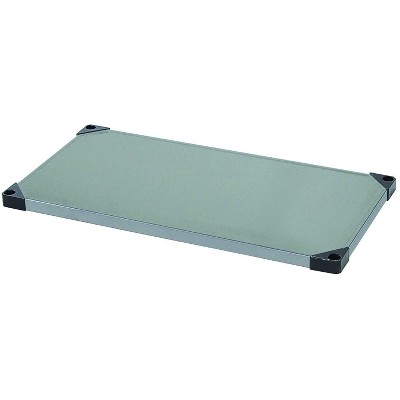 Quantum Storage Systems Shelf, Solid, 30"W X 21"D, 300 - 600 Lb. Capacity, Double Hemmed Perimeter With Marine Edge, 304 Stainless Steel, Nsf