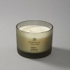 Frosted Glass Relax + Restore  Lidded Jar Candle Light Gray - Mind & Body by Chesapeake Bay Candle - image 3 of 4