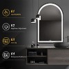 Arched Frame LED Dimmable Anti-Fog Bathroom Vanity Mirror - 4 of 4