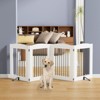 Freestanding Dog Gates,Foldable Dog Fence Indoor Puppy Gate for Stairs,Doorways,Stop Over Fence - 4 of 4