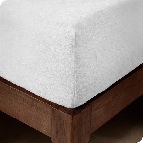 Bare Home Fitted Bottom Sheet, Queen - White