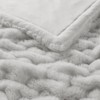 FIONECA Ruched Fur Throw 50x60" - 2 of 4