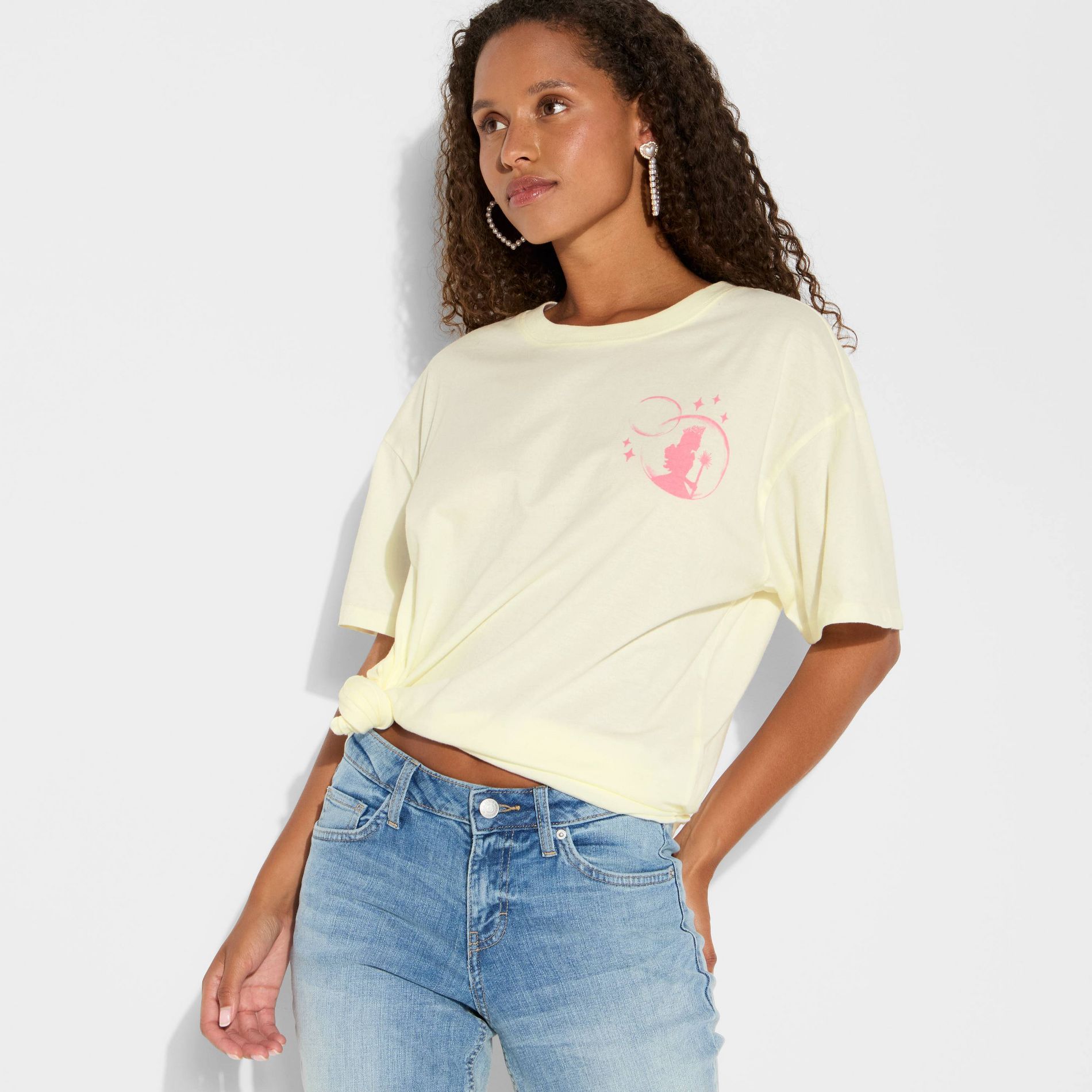 Women's Wicked Glinda Graphic T-Shirt - Cream
