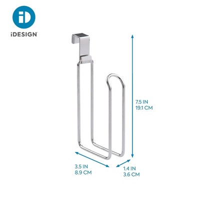 LunaLulinlk Over-the-Tank Toilet Paper Holder, Chrome