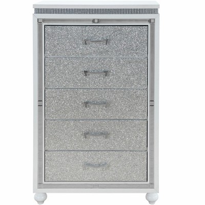 HomeStock Usa Collete White Chest