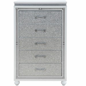 HomeStock Usa Collete White Chest - 1 of 3