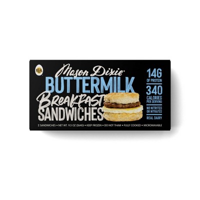 Mason Dixie Frozen Buttermilk Biscuit Breakfast Sandwich - 9.3oz/2pk