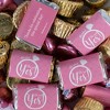 105 pcs Bridal Shower Candy Hershey's Chocolate Mix (1.75 lb) - Pink - By Just Candy - 2 of 3