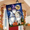 Briarwood Lane Halloween House Flag 40x28 For Outdoor Costumed Gnomes For Halloween House Flag - 4 of 4