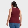 Women's Slim Fit Ribbed Tank Top - A New Day™ - 2 of 3