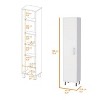 LunaLulinlk Kitchen Tall Storage Cabinet, Single Door - 4 of 4